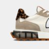 PHILIPPE MODEL Sneakers Donna LA RUE LOW WOMAN ANIMALIER Blanc Sable A11ELRLDWA01_6