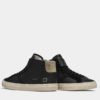 D.A.T.E. Sneakers Uomo HILL HIGH VINTAGE CALF BLACK ARMY_4