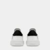 D.A.T.E. Sneakers Uomo LEVANTE CALF WHITE BLACK_3