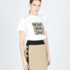 LE VOLIERE T-Shirt con stampa leopardata Bianco autunno inverno 2022 (1)