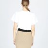 LE VOLIERE T-Shirt con stampa leopardata Bianco autunno inverno 2022 (4)