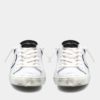 PHILIPPE MODEL Sneakers Donna PRSX LOW WOMAN VEAU GLITTER Blanc Noir PRLD VGL3_3