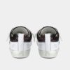 PHILIPPE MODEL Sneakers Donna PRSX LOW WOMAN VEAU GLITTER Blanc Noir PRLD VGL3_4
