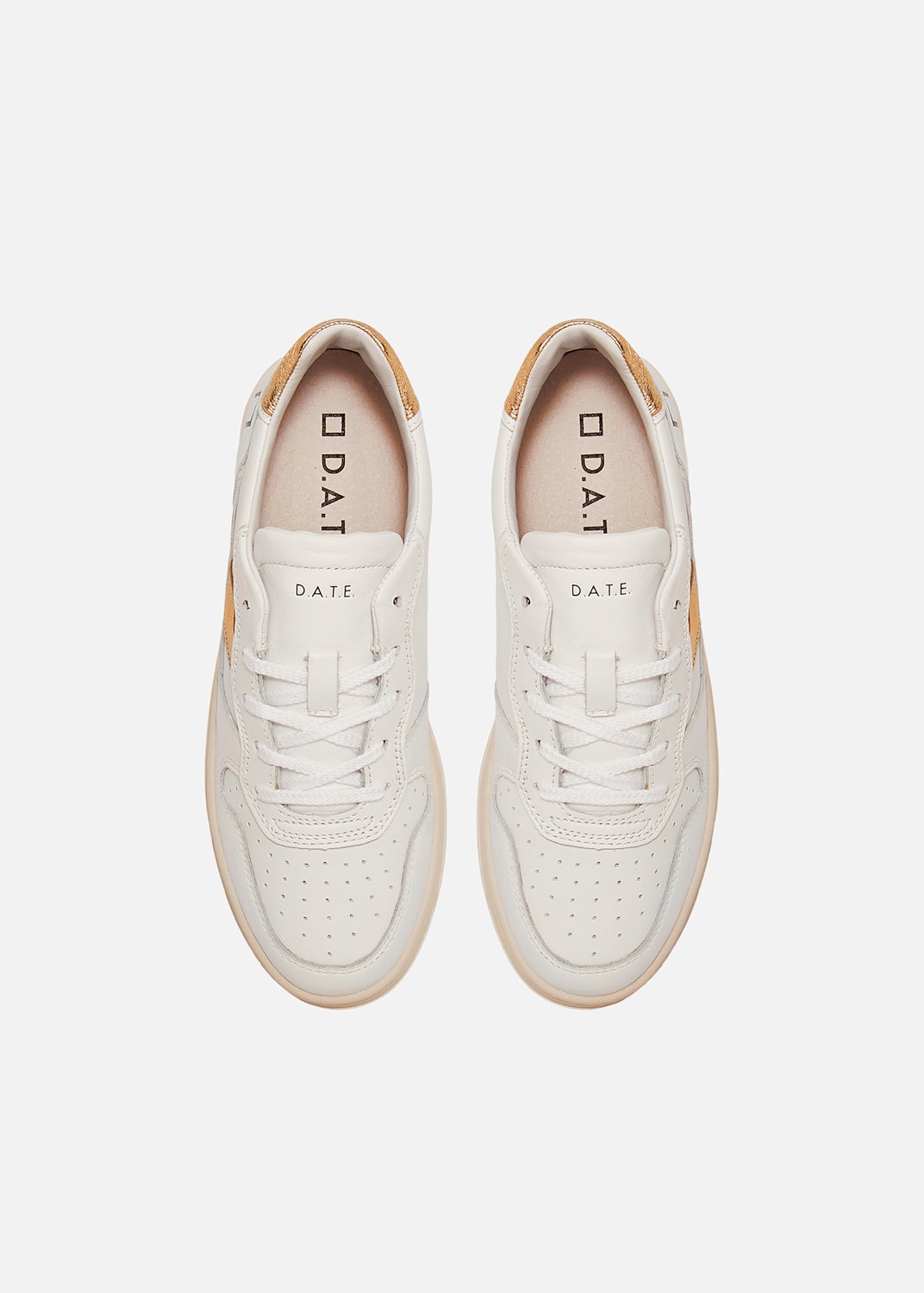 D.A.T.E. Sneakers Donna COURT 2.0 COLORED WHITE-PLATINUM (3)