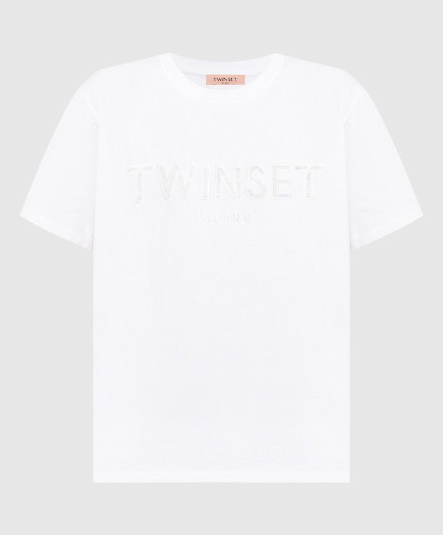 TWINSET T-Shirt 231TP2471 Bianco Ottico primavera estate 2023 (1)