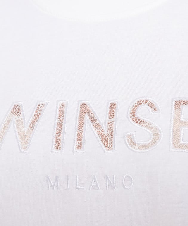 TWINSET T-Shirt 231TP2471 Bianco Ottico primavera estate 2023 (2)