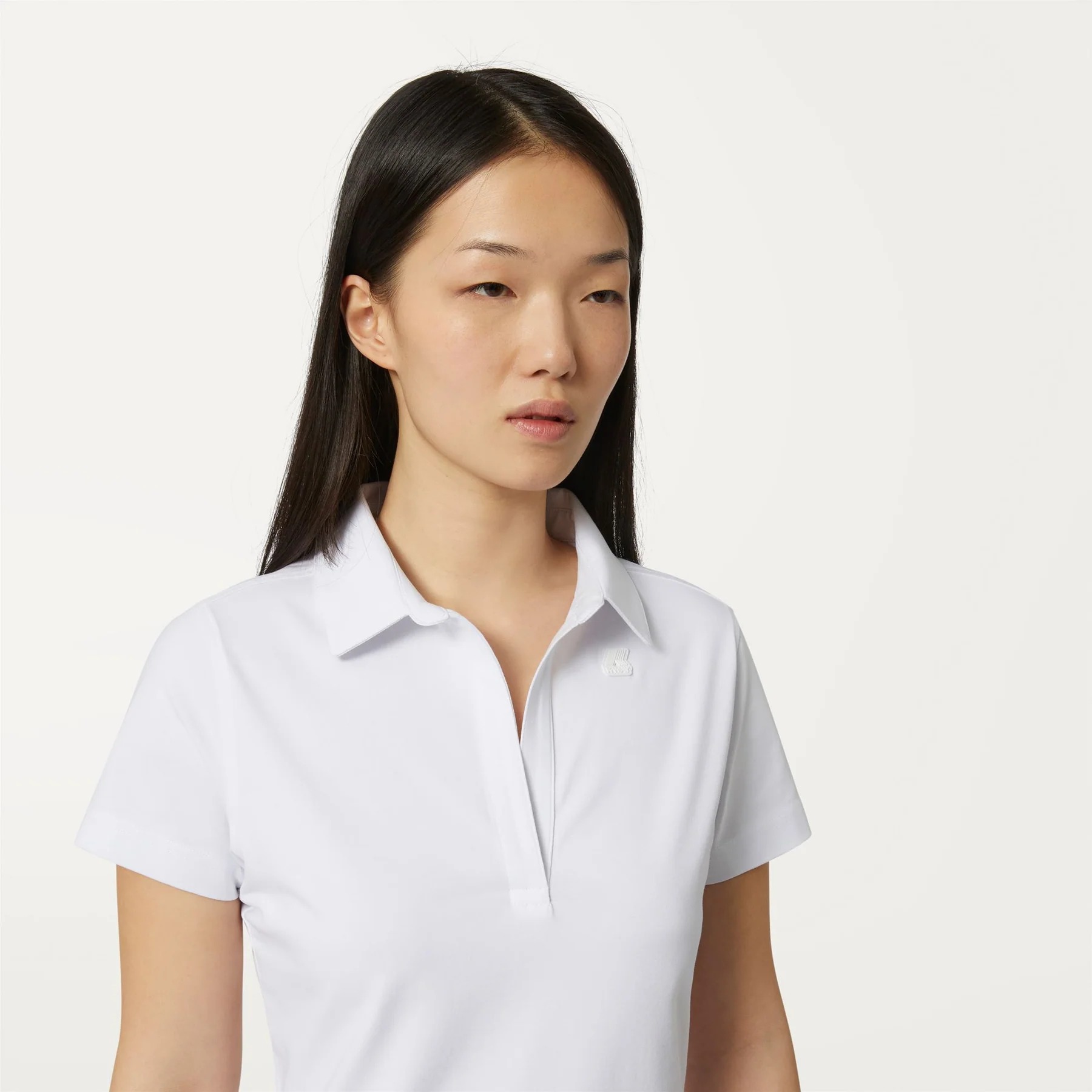 K-WAY Polo Donna CHARLETTE K8123IW White 001 (5)