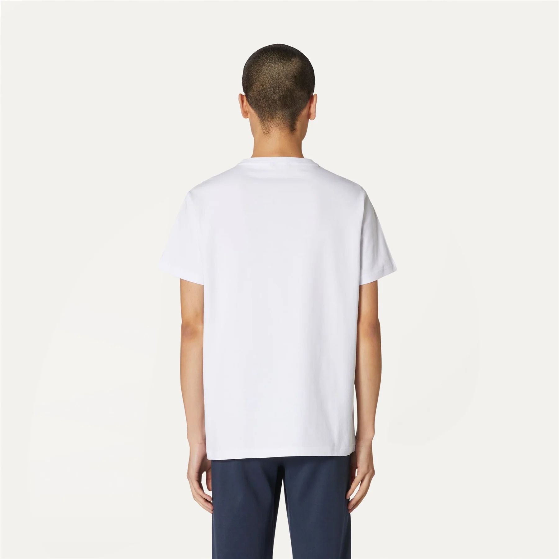K-WAY T-Shirt Uomo ODOM MULTIPLE LETTERING K4127ZW White 001 (2)