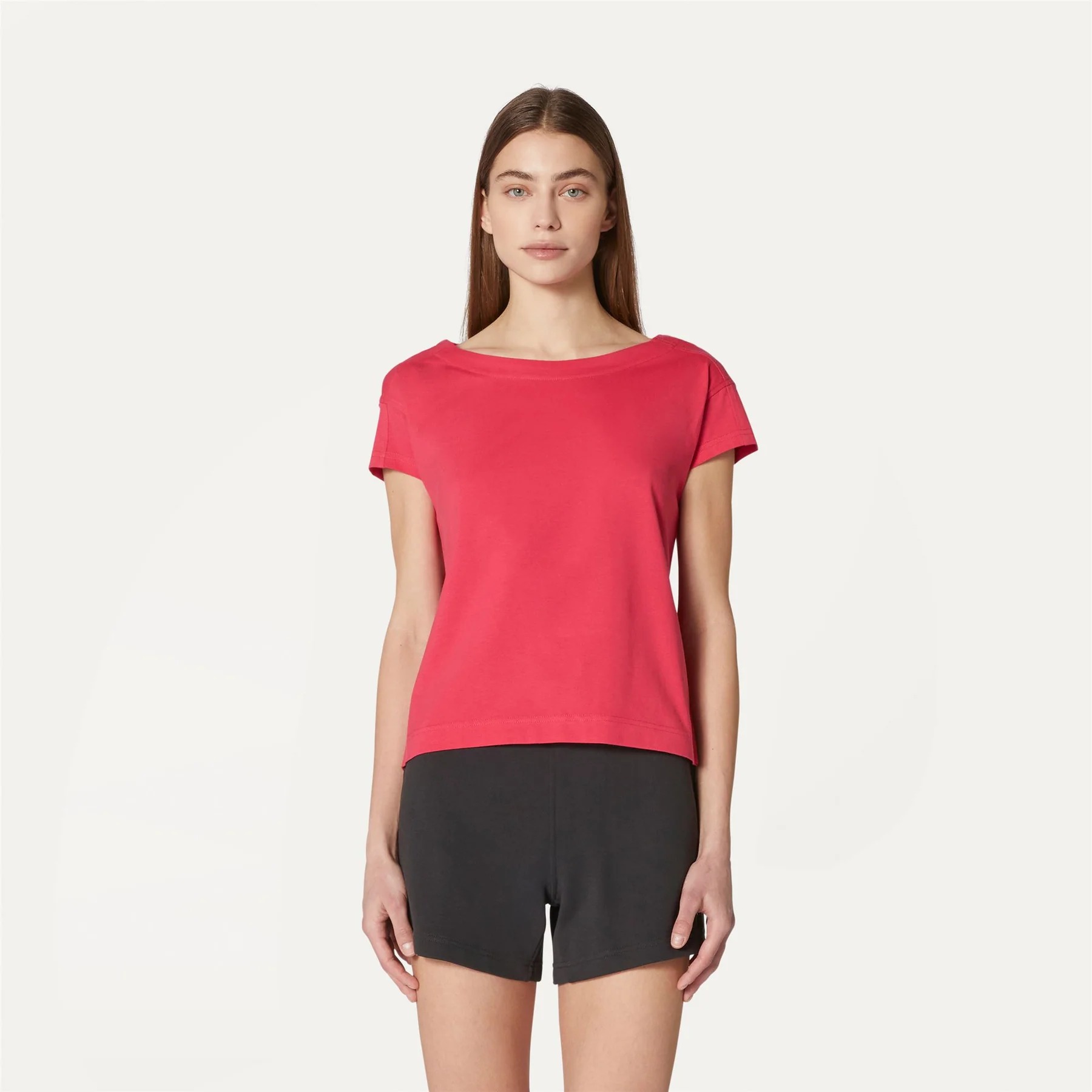 K-WAY T-shirt Donna RORY K2113VW Red Berry X5Y (4)