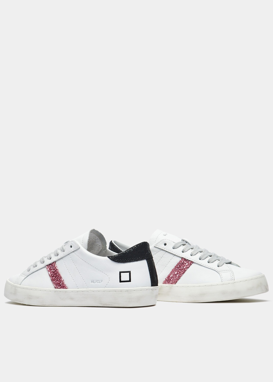 D.A.T.E. Sneakers Donna HILL LOW CALF White-Petal (3)