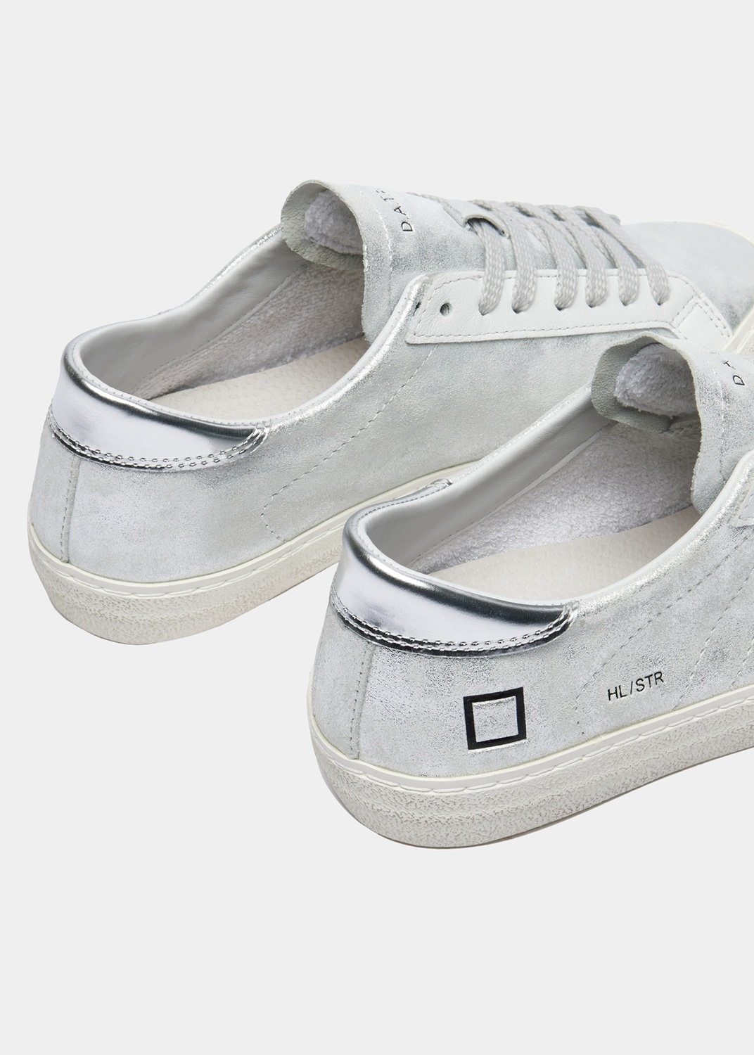D.A.T.E. Sneakers Donna HILL LOW STARDUST Silver (5)