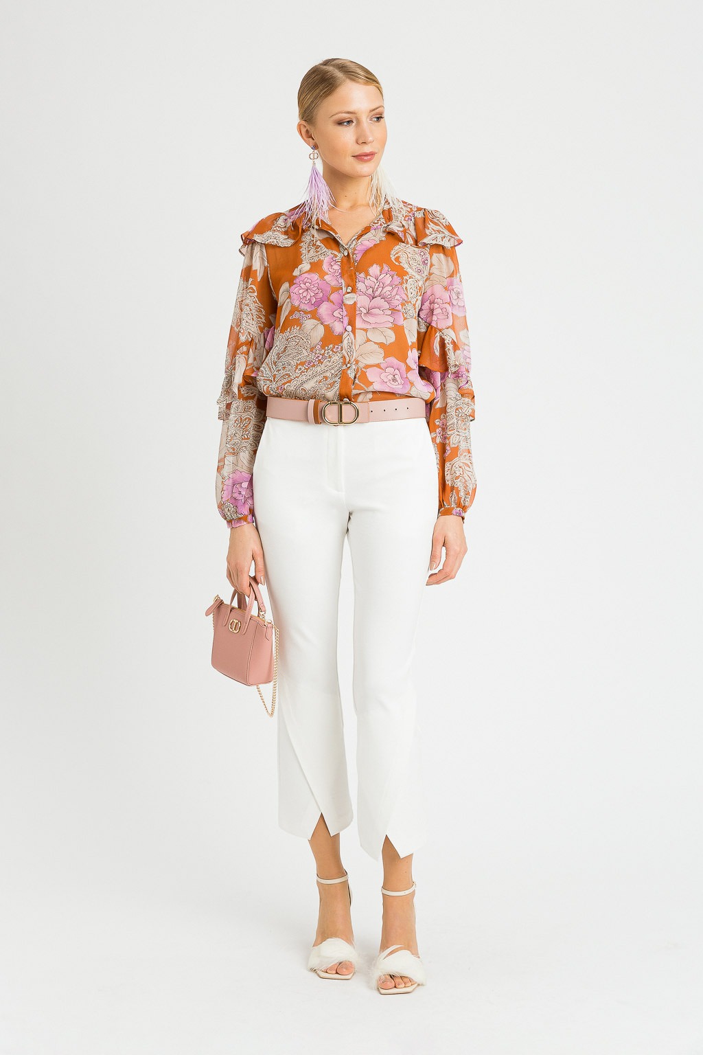 TWINSET Camicia 232TP213F Cachemire Rose Brown (1)