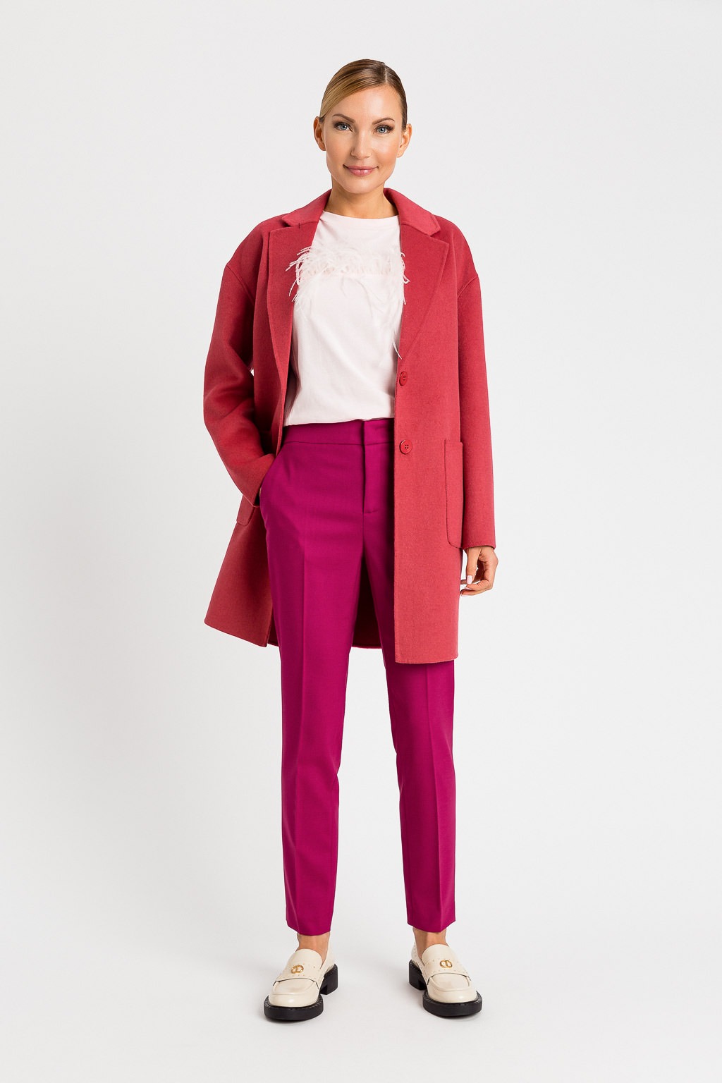 TWINSET Cappotto 232TP2015 Holly Berry (6)