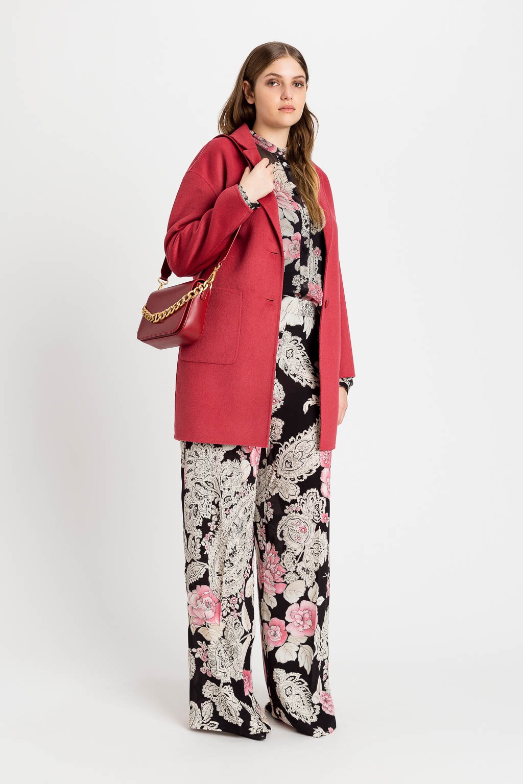 TWINSET Cappotto 232TP2015 Holly Berry (7)
