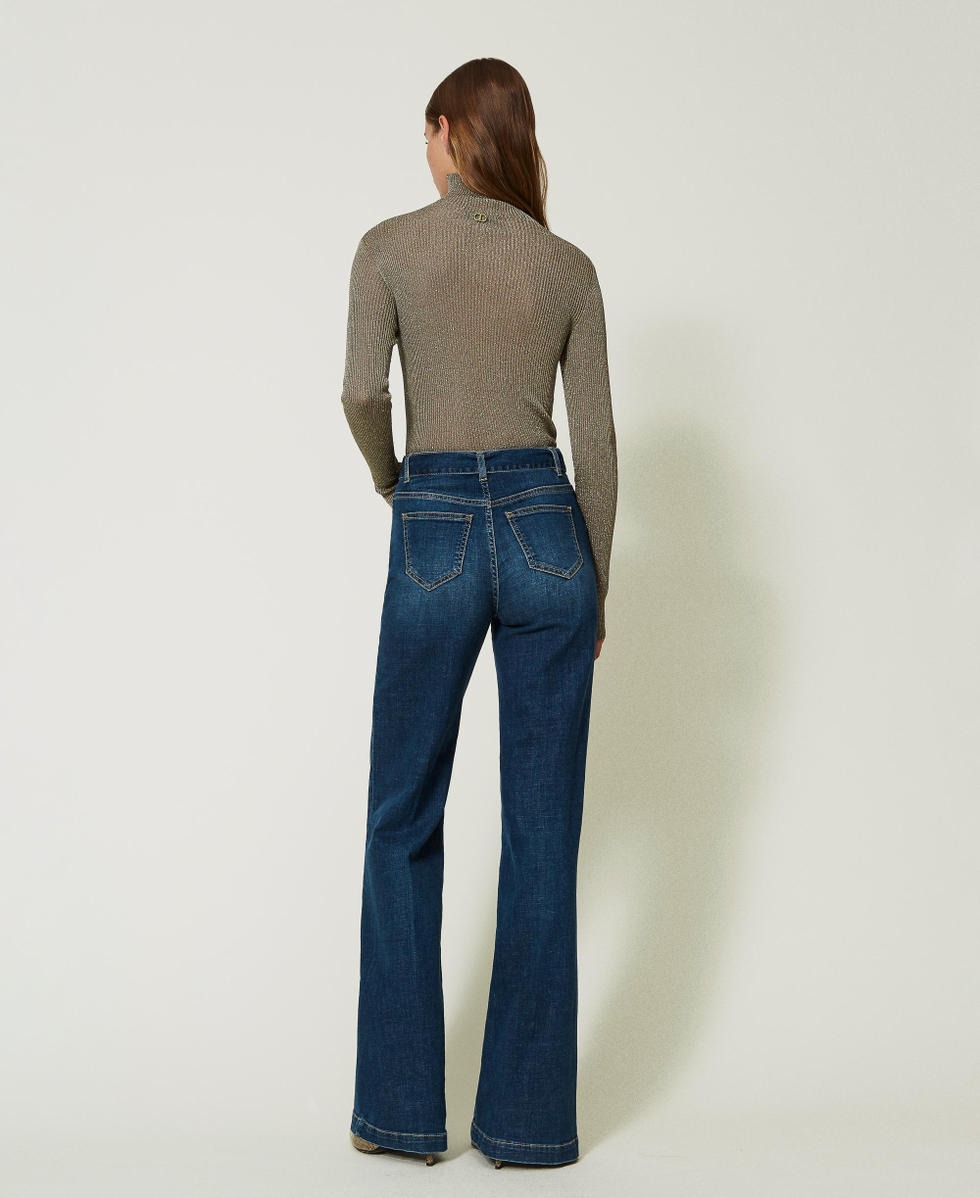 TWINSET Pantaloni Jeans 232TT242A Denim (4)