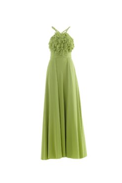 KUEA Abito Lungo FT2 Verde Lime