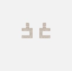 ELISABETTA FRANCHI Orecchini OR07B46E2 Silver Crystal