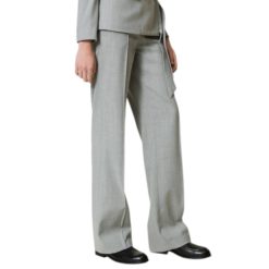 TWINSET Pantalone 242TP2161 Grigio medio Melange