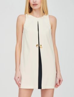 ELISABETTA FRANCHI Abito AB72851E2 Burro Nero