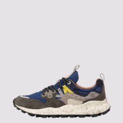 FLOWER MOUNTAIN Sneakers Uomo YAMANO 3 MAN SUEDE/NYLON  Col. GREY NAVY