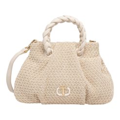 TWINSET Borsa Tote in paglia 251TD8320 Neve
