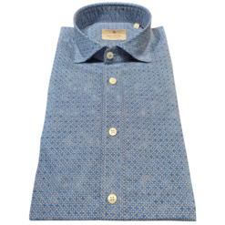 BASTONCINO Camicia Uomo B4253/1 SIMO Azzurro