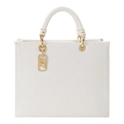 ELISABETTA FRANCHI Borsa Tote media BS12A51E2 Avorio
