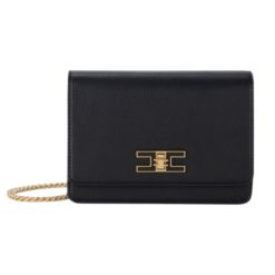 ELISABETTA FRANCHI Borsa Tracolla piccola con logo BS11A51E2 Nero