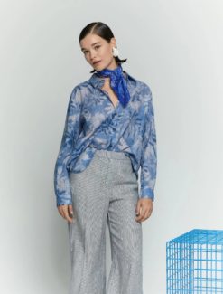 I BLUES Camicia Donna EMOTIONS Indaco