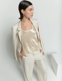I BLUES Top Canotta Donna ADVICE Beige