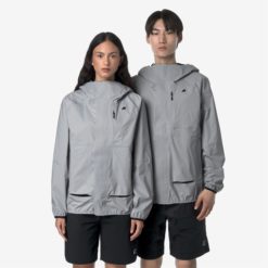 K-WAY Giubbino Uomo Donna ROCHE K5122MW Grey B31