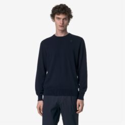 K-WAY Maglia Uomo SEBASTIEN COTTON PS K4122YW  Blue Depht K89