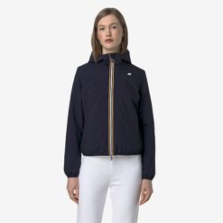 K-WAY Giubbino Donna LILY STRETCH POLY JERSEY K8138QW Blue Depth K89