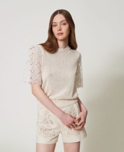 TWINSET Maglia 251TP3341 Delicate Beige
