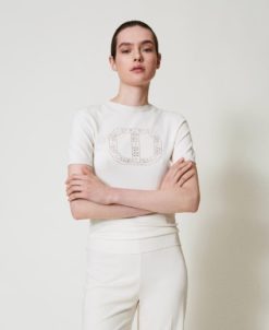 TWINSET Maglia 251TP3430 Neve