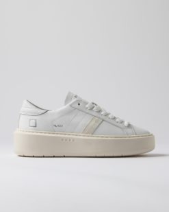 D.A.T.E. Sneakers Donna HILL LOW PLATFORM CALF WHITE