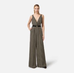 ELISABETTA FRANCHI Tuta in georgette TU03251E2