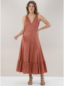 TWINSET Abito 251TT2026 Amber Brown