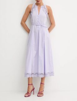 TWINSET Abito 251TT2090 Fiori di Lilla
