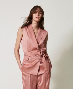 TWINSET Gilet 251TT2275 Dusty Coral