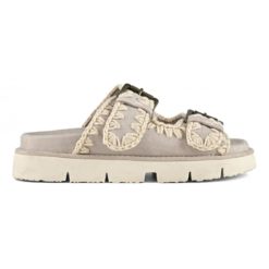 MOU Bio sandal two buckles Beige