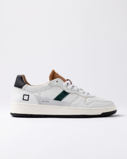 D.A.T.E. Sneakers Uomo COURT 2.0 VINTAGE WHITE CUOIO