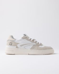 D.A.T.E. Sneakers Uomo TORNEO PURE BASIC WHITE BEIGE