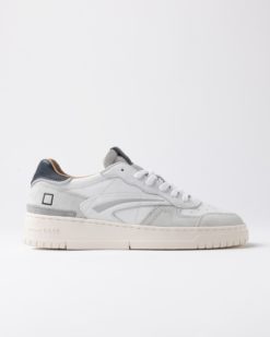 D.A.T.E. Sneakers Uomo TORNEO PURE VINTAGE CALF WHITE BLUE