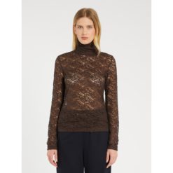 I BLUES Maglia Pizzo Donna BEIRUT Marrone