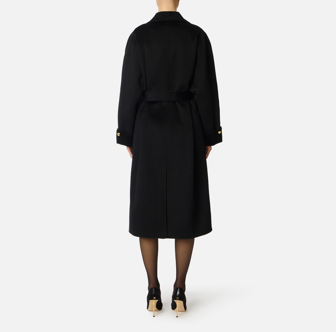 ELISABETTA FRANCHI Cappotto CP68D56E2 Nero (4)