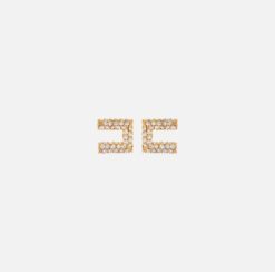 ELISABETTA FRANCHI Orecchini con strass OR01A56E2 Oro Giallo