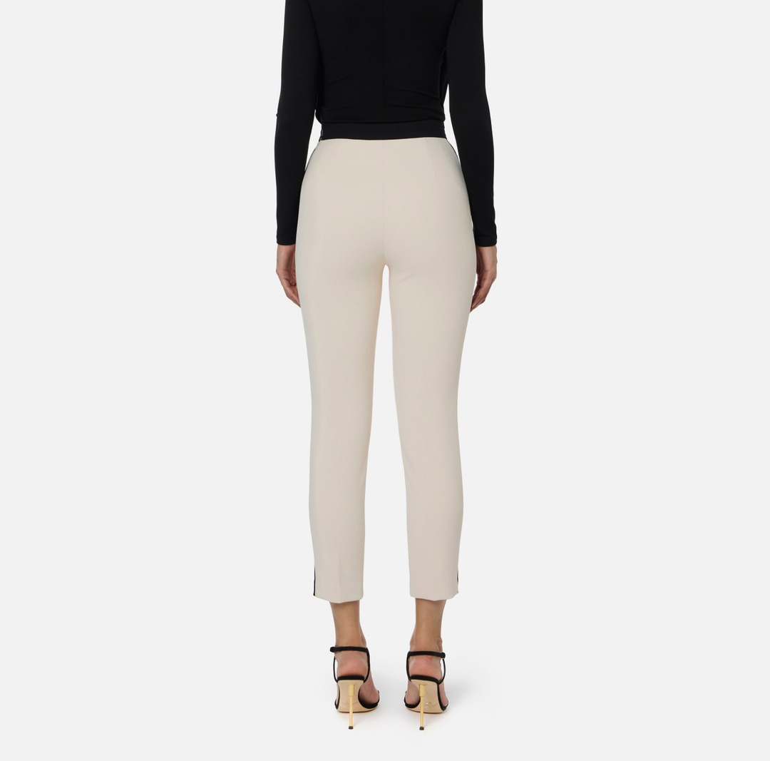 ELISABETTA FRANCHI Pantaloni bcolor PAT0156E2 Milk Nero (2)