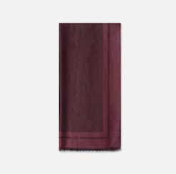 ELISABETTA FRANCHI Sciarpa con pattern logo SC12F56E2 Merlot
