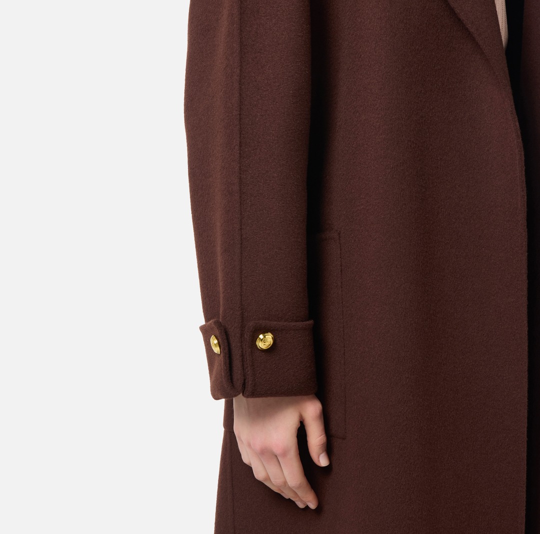 ELISABETTA FRANCHI _Cappotto _CP68D56E2_ Coffee (5)